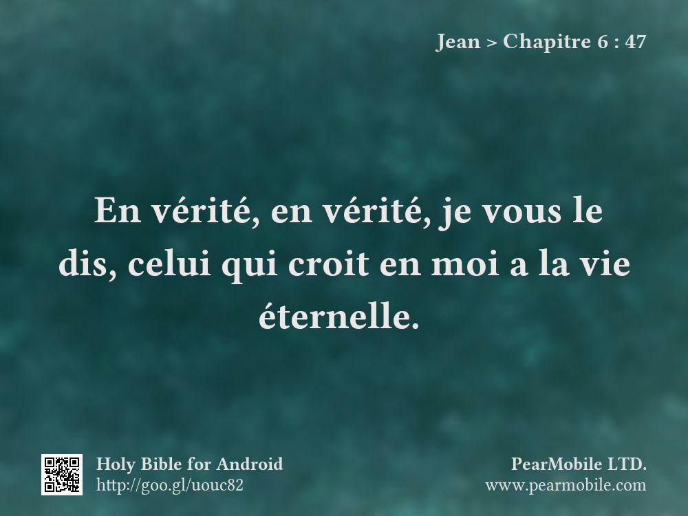 Jean, Chapitre 6:47